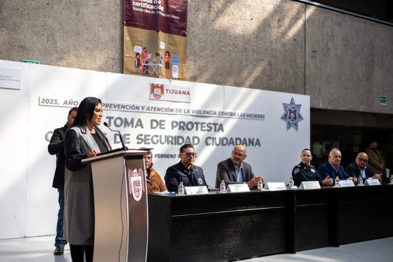 ALCALDESA MONTSERRAT CABALLERO TOMA PROTESTA A COMITÉS DE SEGURIDAD CIUDADANA